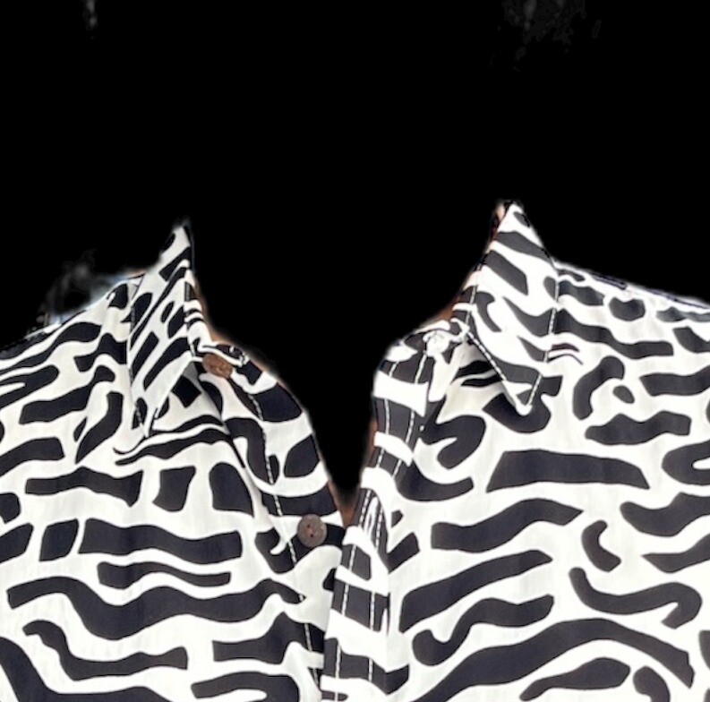 Camisa blanco y negro