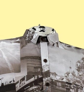 Camisa hombre diseños urbano sepia