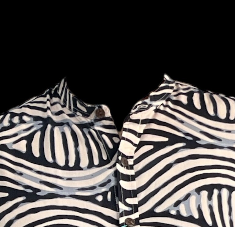 Camisa Hombre líneas curvas azul y gris